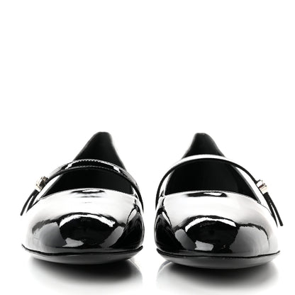Louis Vuitton Patent Uniformes Ballerina Flat 39.5 Black 2 of 8