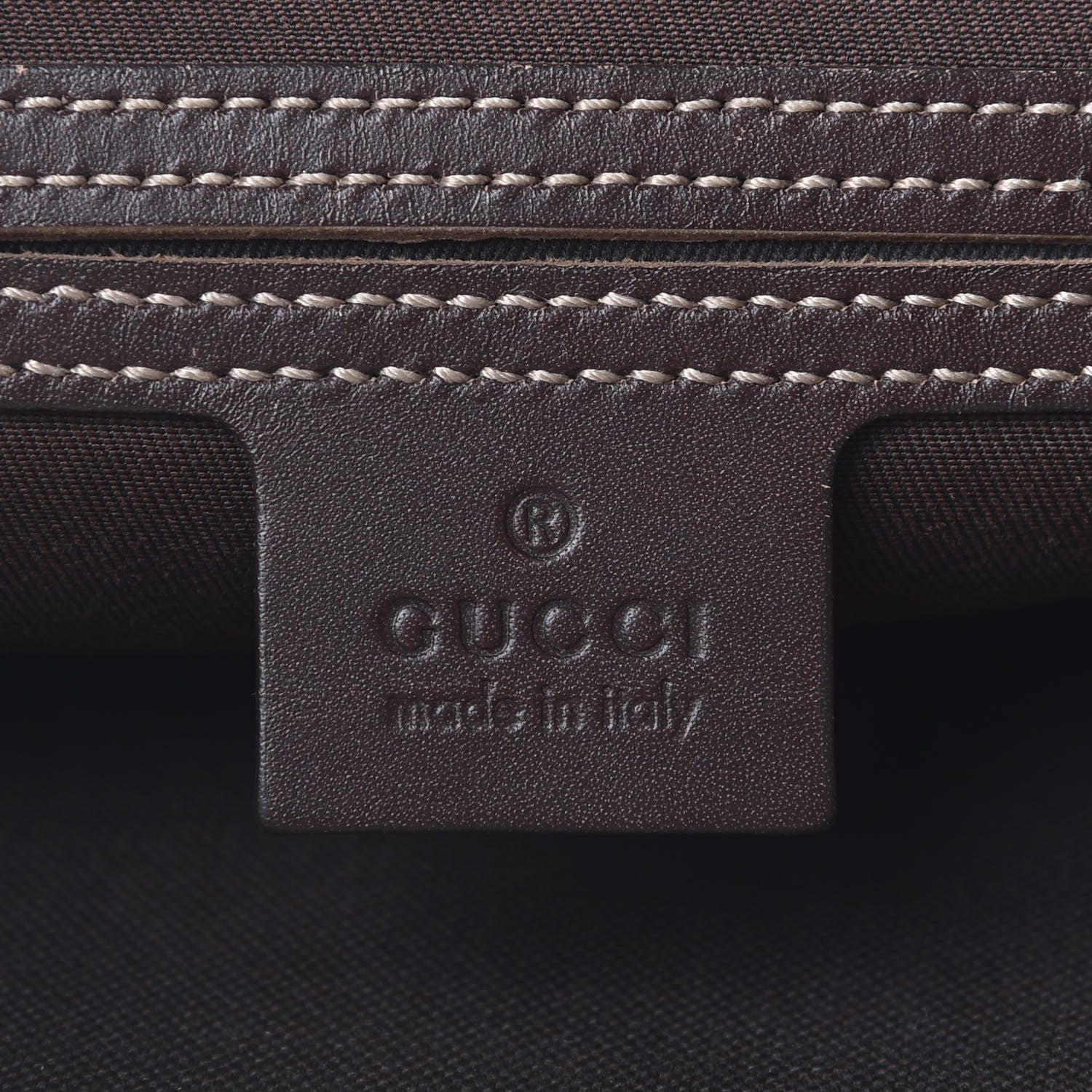 Gucci GG Supreme Monogram Small Flat Messenger Bag Dark Brown 6 of 9