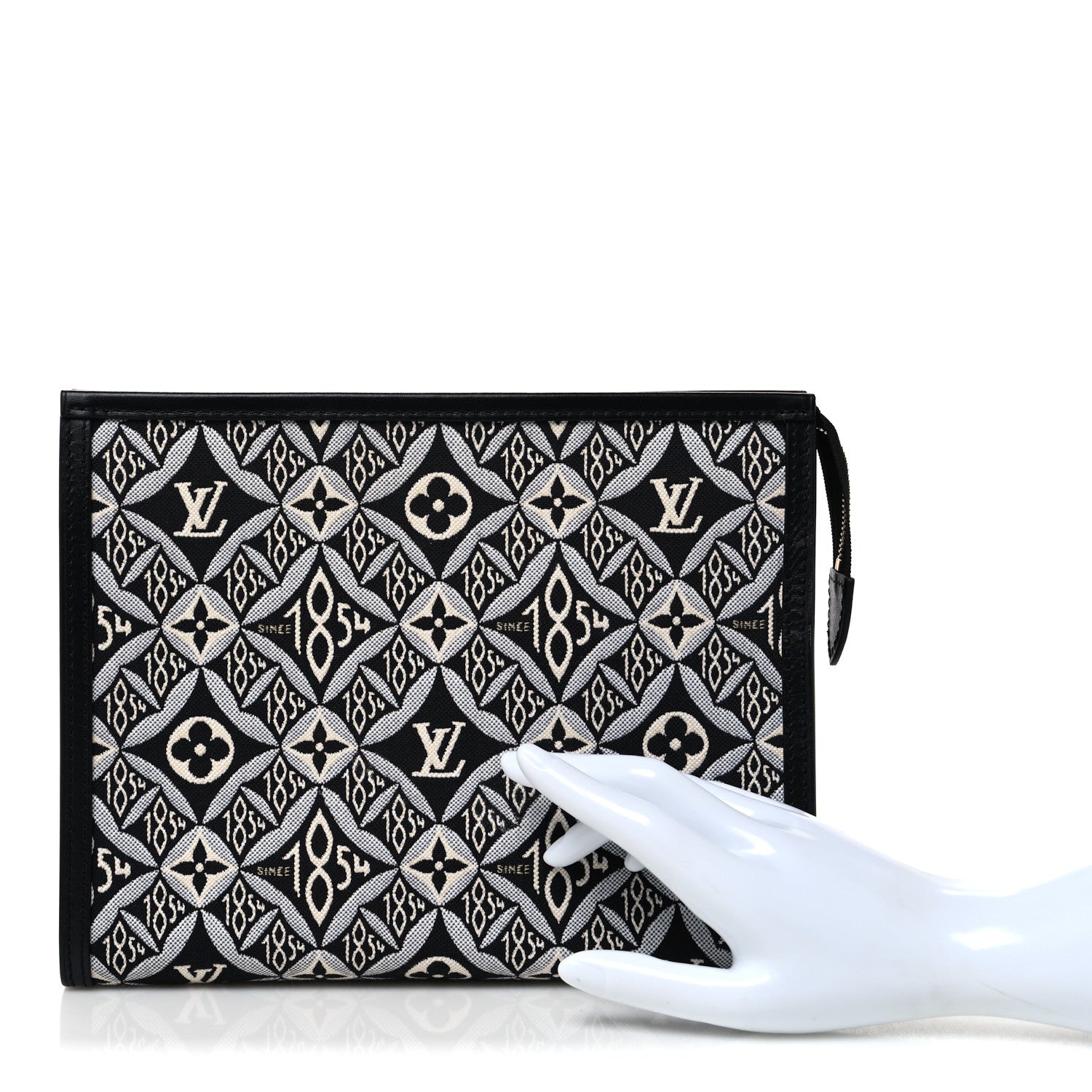 Louis Vuitton Jacquard Since 1854 Toiletry Pouch 26 Gray 2 of 7