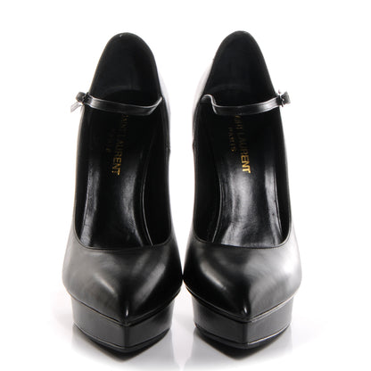 Saint Laurent Leather Classic Janis 105 Mary Jane Pump Black 2 of 7