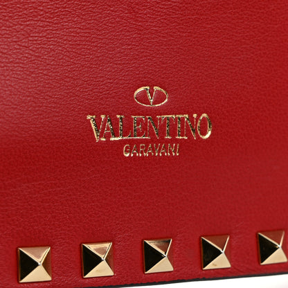 Valentino Garavani Nappa Rockstud Wristlet Clutch Rosso Valentino 7 of 9