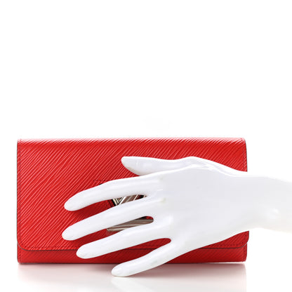 Louis Vuitton Epi Twist Wallet Coquelicot 2 of 9