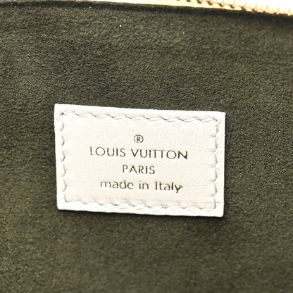 Louis Vuitton Lambskin Embossed Monogram Coussin PM Cream 8 of 12