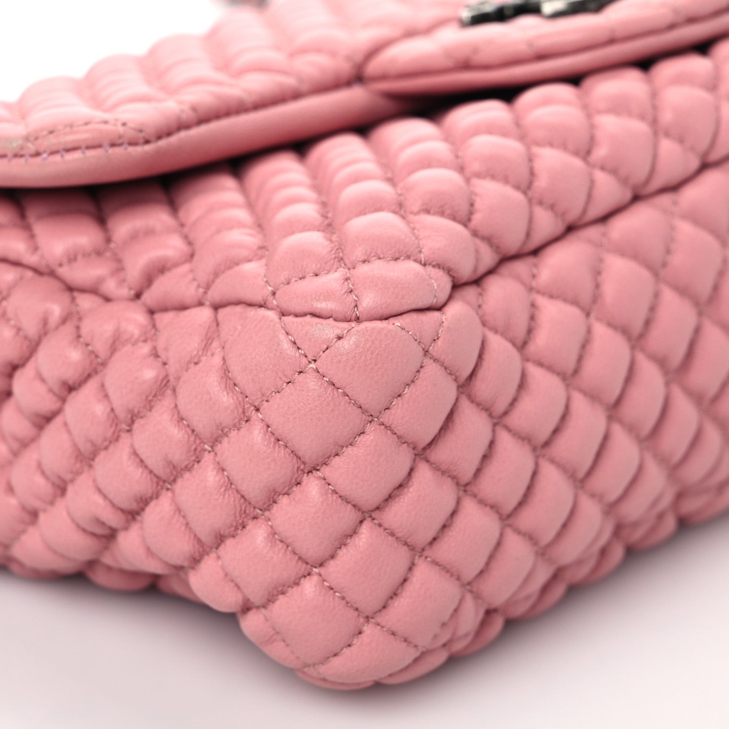 Chanel Calfskin Micro Quilted Mini Flap Pink 7 of 8