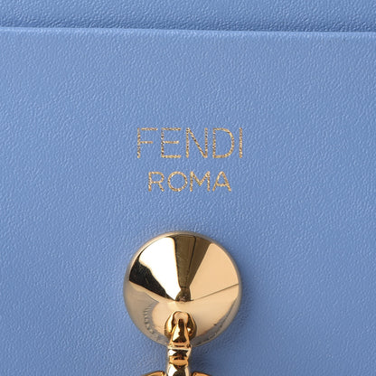 Fendi Vitello Libcerty Lucido By the Way Card Holder Balena Bordeaux 8 of 10