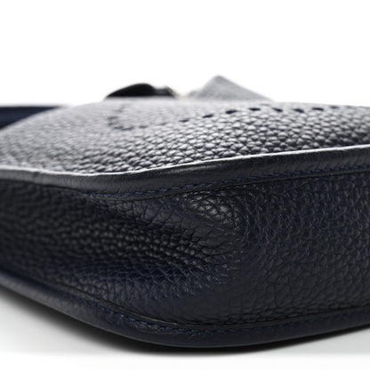 Hermes Taurillon Clemence Evelyne TPM Bleu Nuit 9 of 11