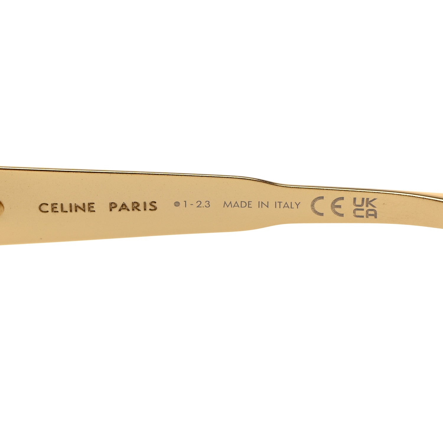 Celine Metal Triomphe 02 Sunglasses CL40254U Gold Green 6 of 7