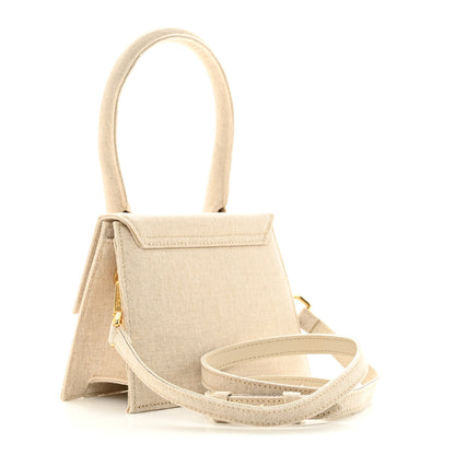 Jacquemus Linen Le Chiquito Moyen Light Greige 2 of 9