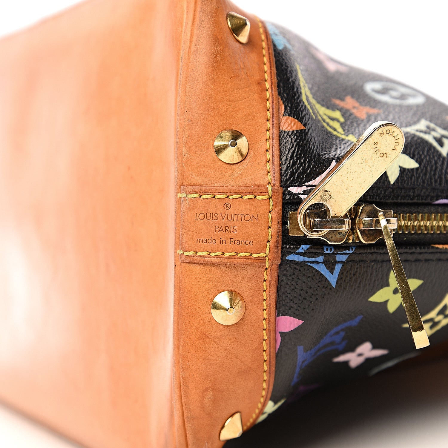 Louis Vuitton Monogram Multicolor Alma Black 6 of 18