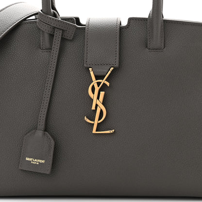 Saint Laurent Calfskin Baby Monogram Downtown Cabas Pebble 8 of 10