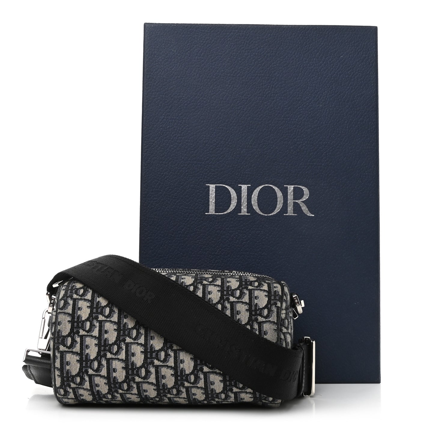 Oblique Roller Messenger Bag Blue