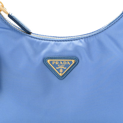 Prada Tessuto Nylon Saffiano Mini Re-Edition 2005 Bag Onda 7 of 9