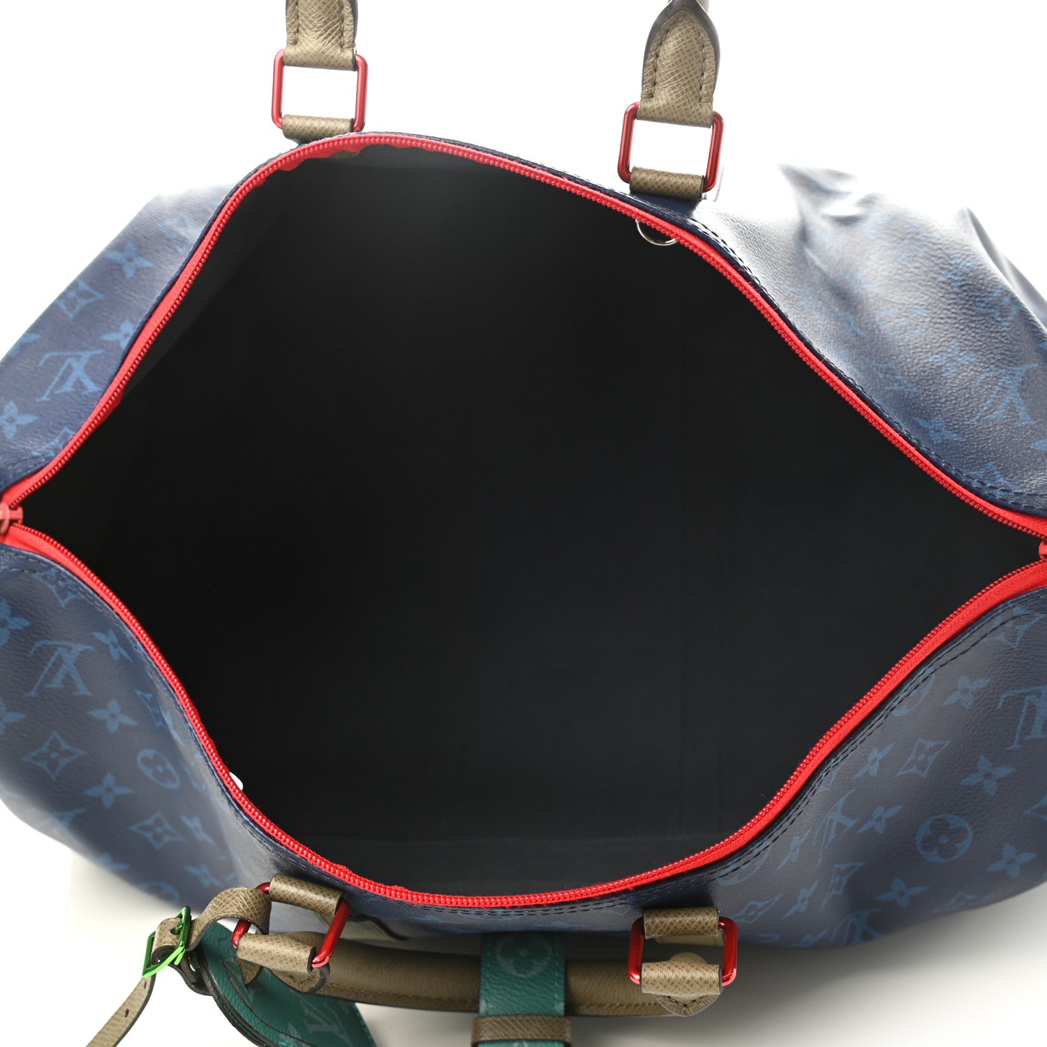 Louis Vuitton Monogram Outdoor Keepall Bandouliere 45 Pacific Blue 4 of 4