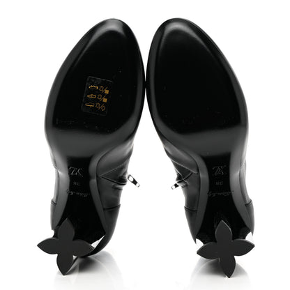Louis Vuitton Calfskin Silhouette Ankle Boots 38 Black 5 of 7
