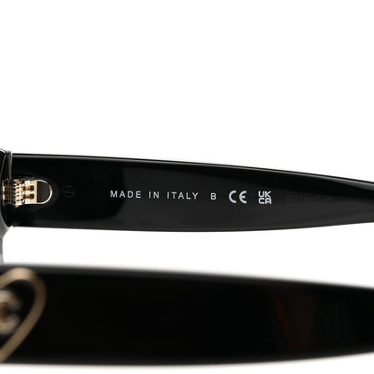 Chanel Acetate Square Heart Sunglasses 5479-A Black 6 of 8