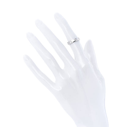 Cartier 18K White Gold Diamond 4mm LOVE Wedding Band Ring 47 4 2 of 4
