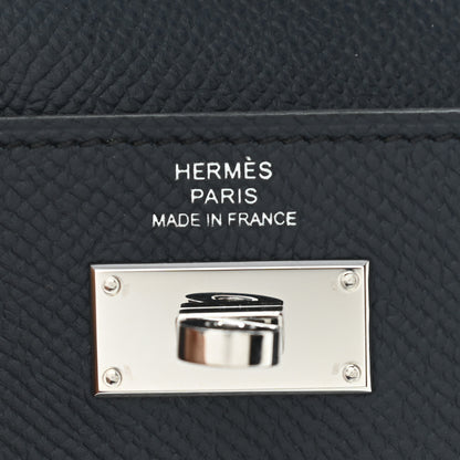 Hermes Epsom Kelly Pocket Compact Wallet Bleu Indigo 6 of 8