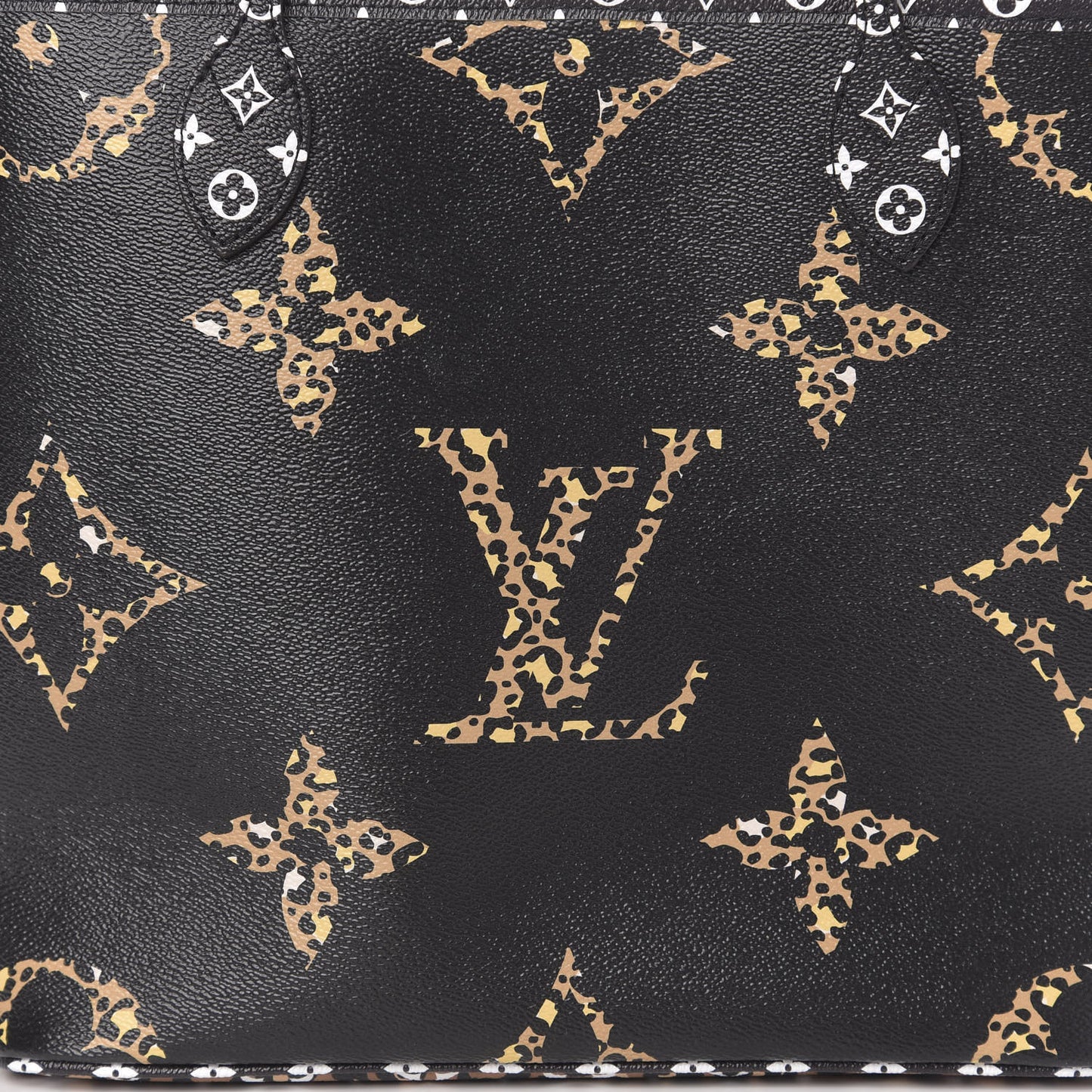 Monogram Giant Jungle Neverfull MM Black