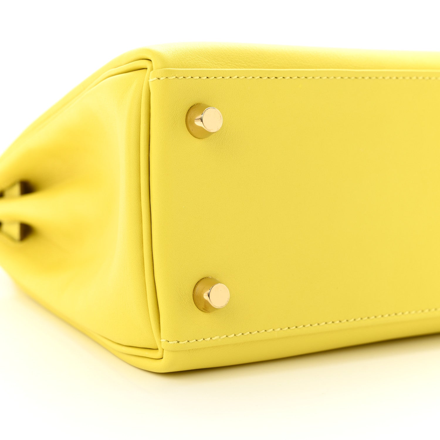 Hermes Swift Kelly Retourne 25 Lime 9 of 13