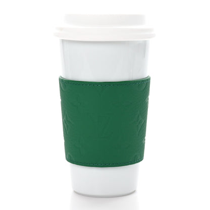 Louis Vuitton Porcelain Taurillon Louis Cup Green 3 of 11