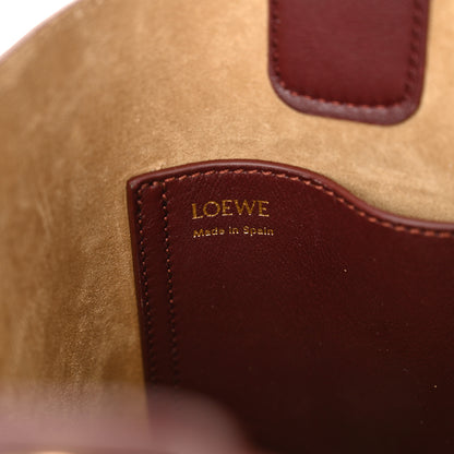 Loewe Calfskin Mini Pebble Bucket Bag Dark Burgundy 7 of 11