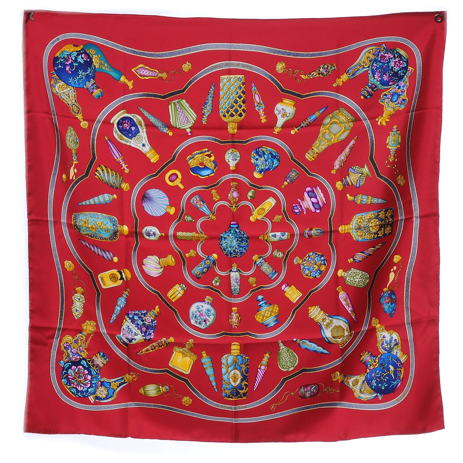 Hermes Silk Qu' Importe Le Flacon Scarf 90 2 of 8