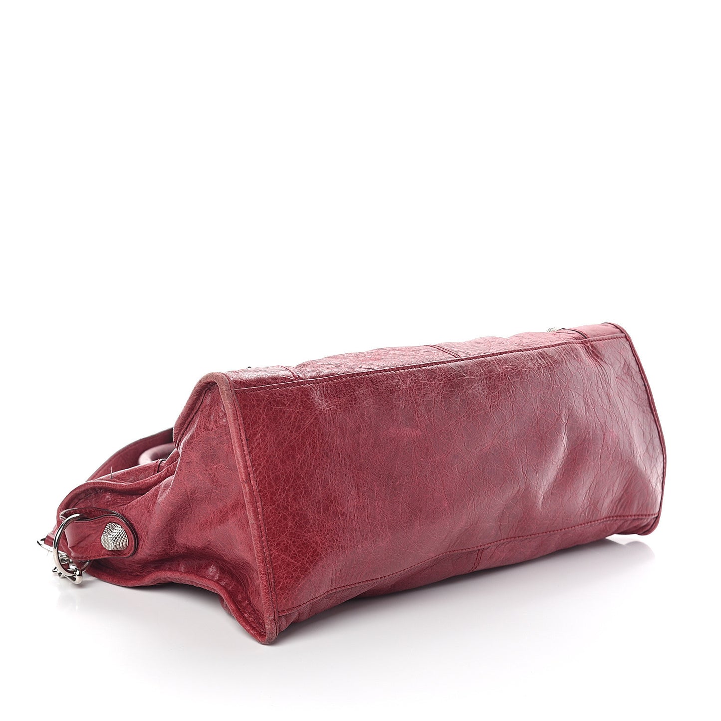 Agneau Giant 21 Silver Hardware Part Time Pourpre