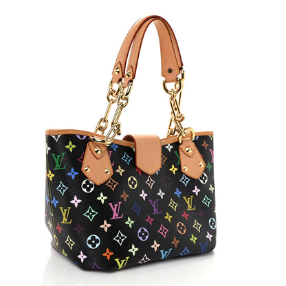 Louis Vuitton Monogram Multicolor Annie MM Black 3 of 9