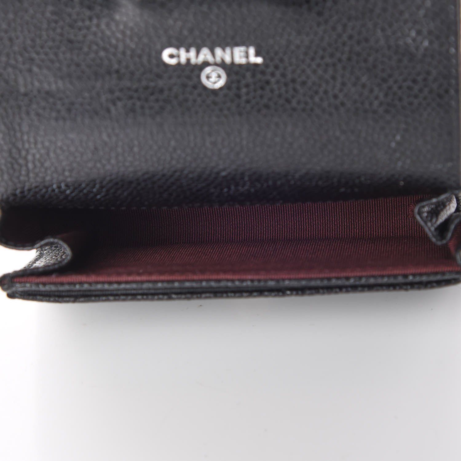 Chanel Caviar Quilted Flap Card Holder Black 7 of 10