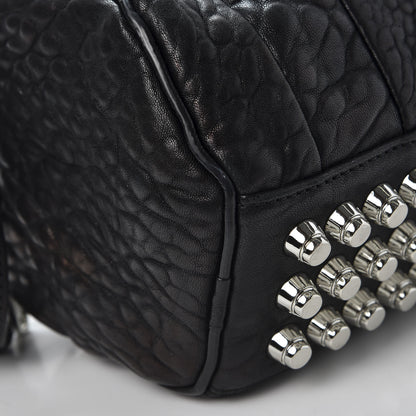 Alexander Wang Pebbled Lambskin Mini Rockie Black Rhodium Hardware 5 of 11