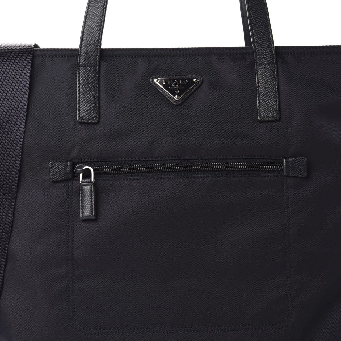 Tessuto Nylon Saffiano Vela Tote Baltico