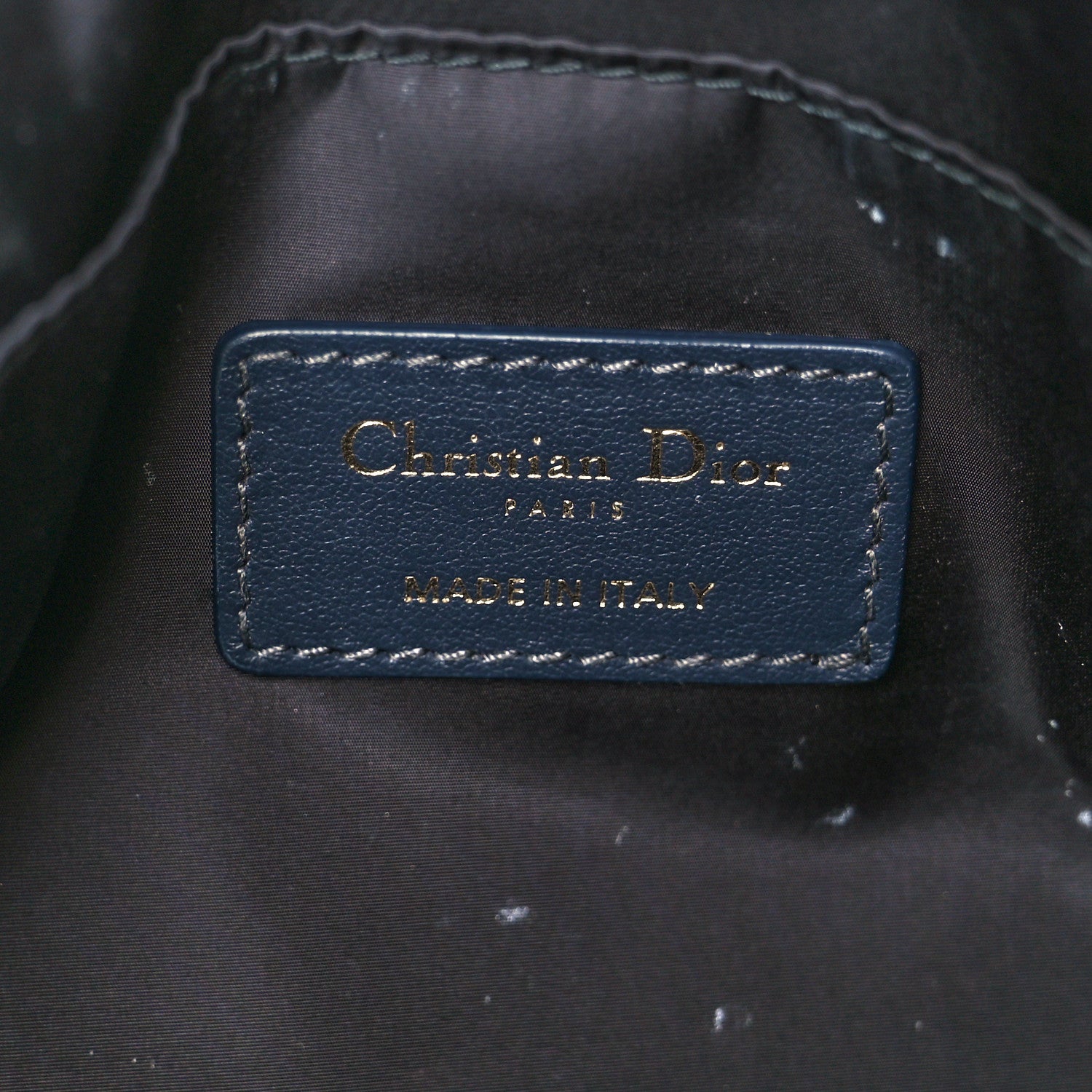 Christian Dior Oblique 30 Montaigne Aphrodite Cosmetic Pouch Blue