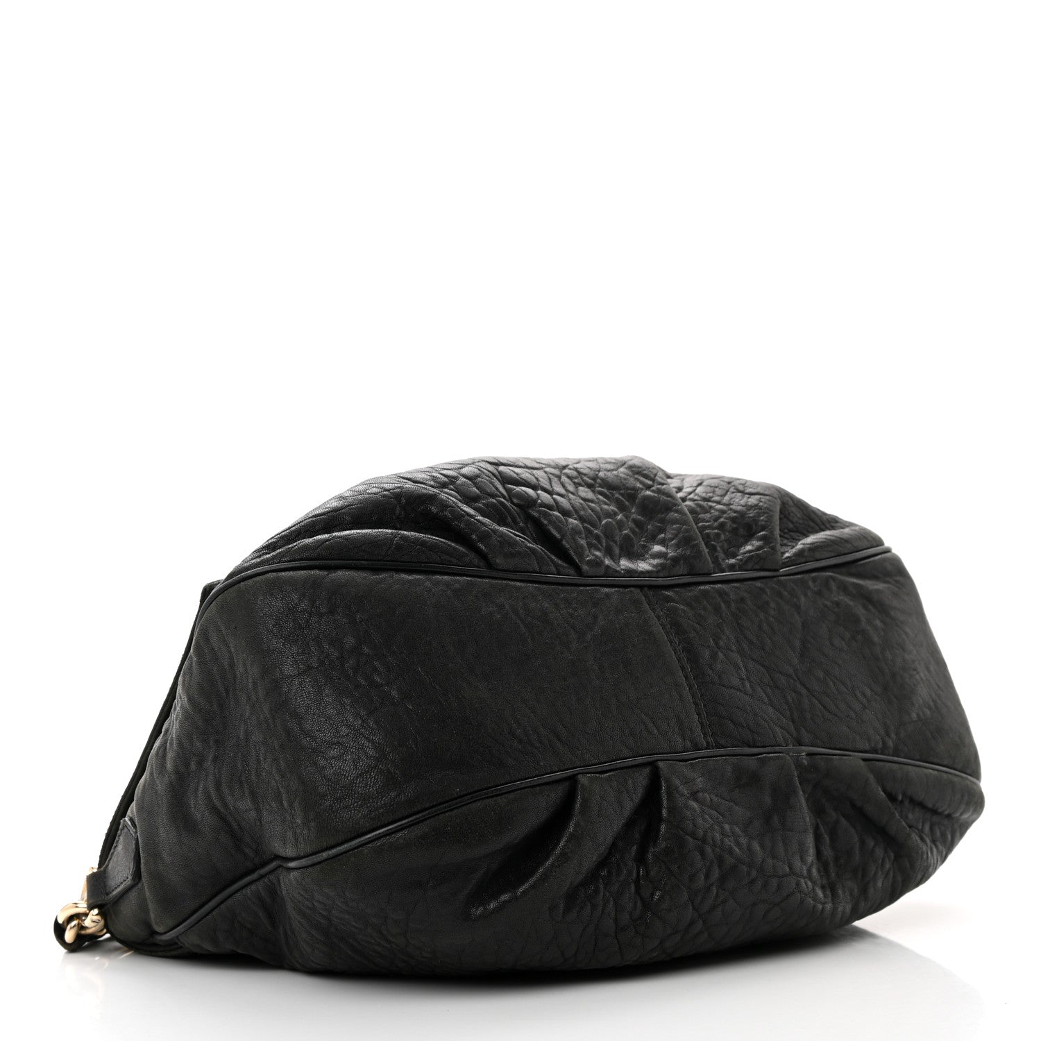 Fendi Crinkled Lambskin Mia Shoulder Flap Black 4 of 17