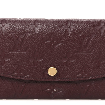 Louis Vuitton Empreinte Emilie Wallet Wine 7 of 8