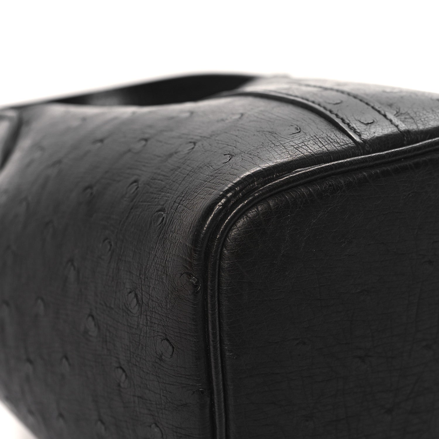 Hermes Ostrich Micro Picotin Lock Black 9 of 13