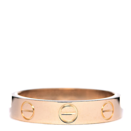 Cartier 18K Yellow Gold 3.5mm LOVE Wedding Band Ring 48 4.5 1 of 4