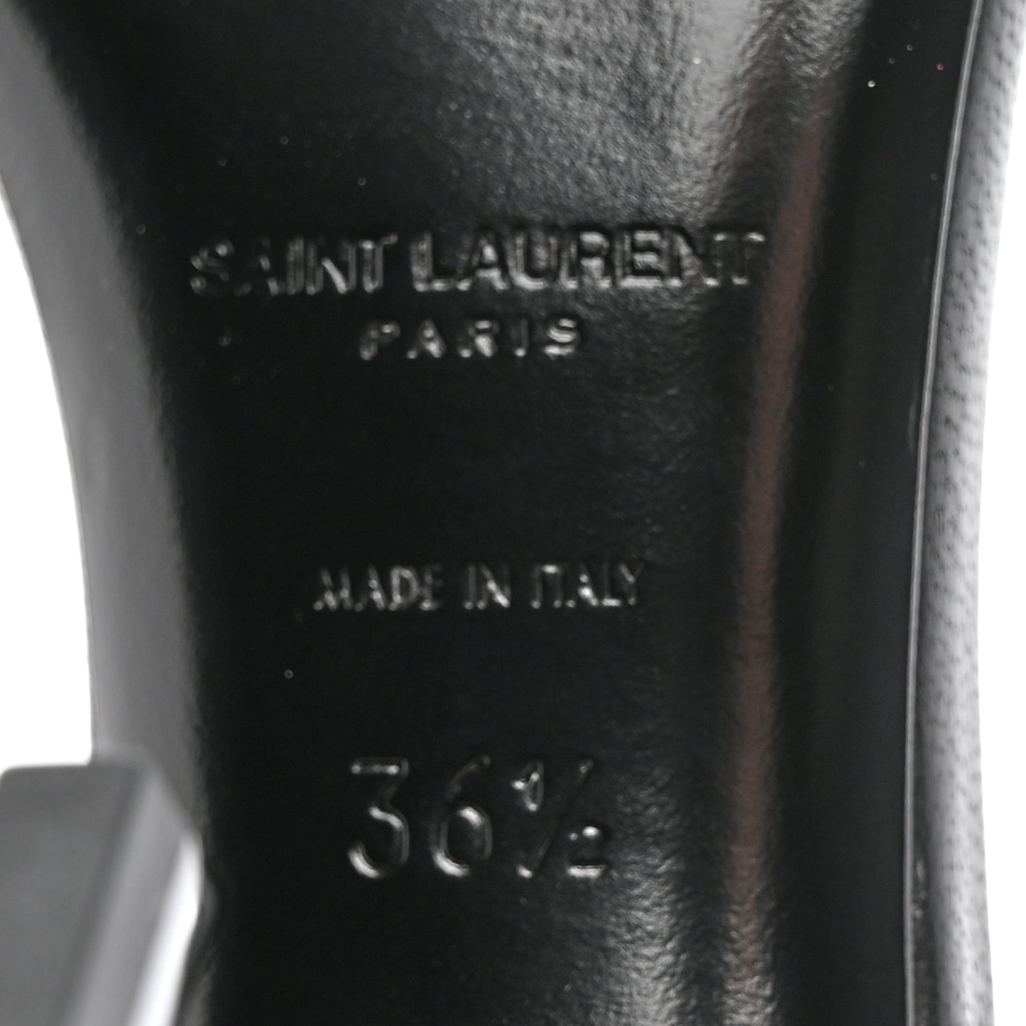 Calfskin Studded Opyum Sandals 36.5 Black