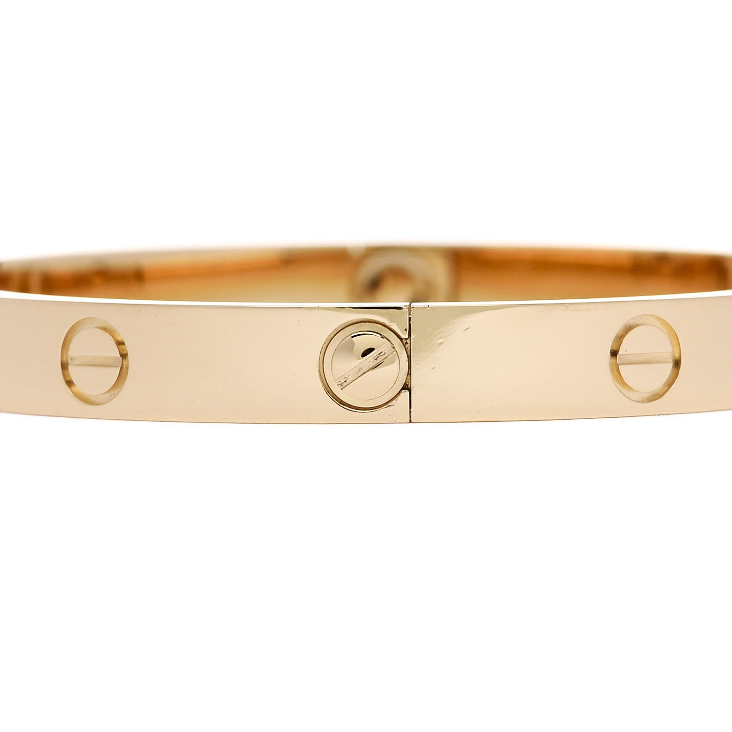 Cartier 18K Yellow Gold LOVE Bracelet 17 5 of 9
