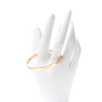 Hermes 18K Rose Gold Diamond PM H D'Ancre Bracelet SH 2 of 6