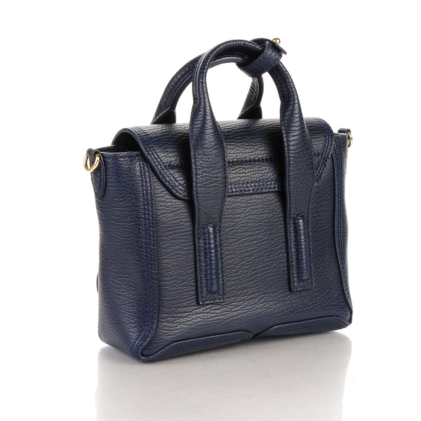 3.1 Textured Calfskin Mini Pashli Satchel Ink