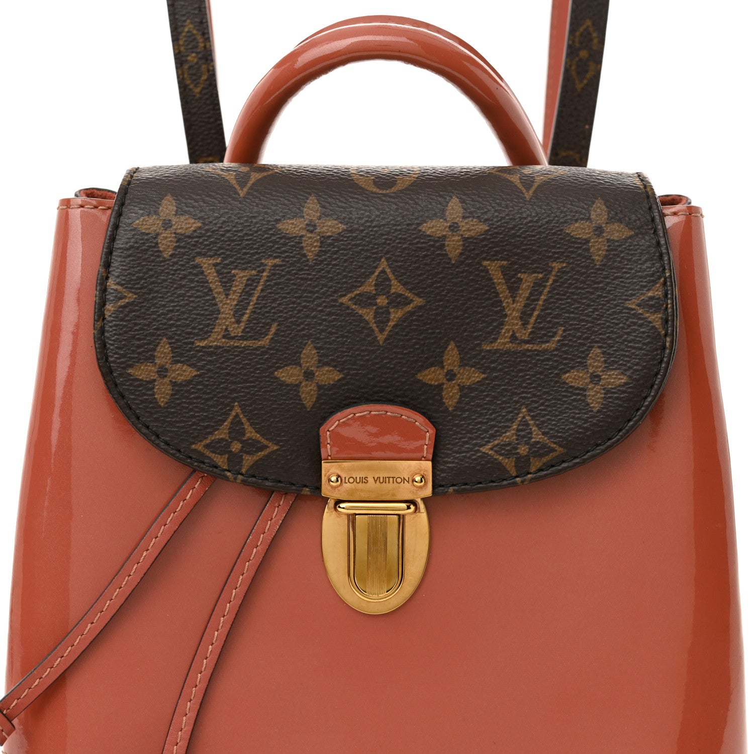 Louis Vuitton Patent Monogram Hot Springs Backpack Vieux Rose 7 of 11