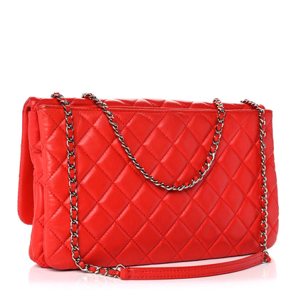 Chanel Calfskin Quilted Tender Touch Flap Bag Red 3 of 10