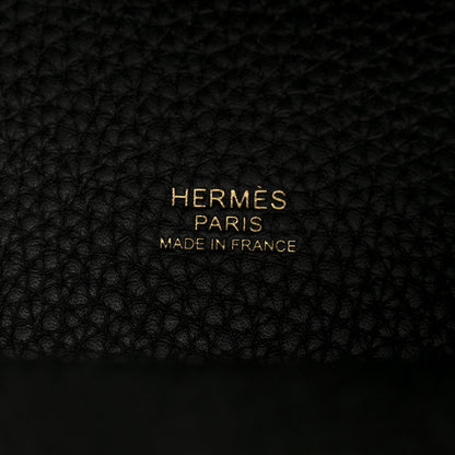 Hermes Taurillon Clemence Picotin Lock 22 MM Black 6 of 11