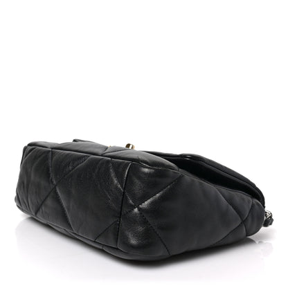 Chanel Lambskin Quilted Medium Chanel 19 Flap Black 9 of 9