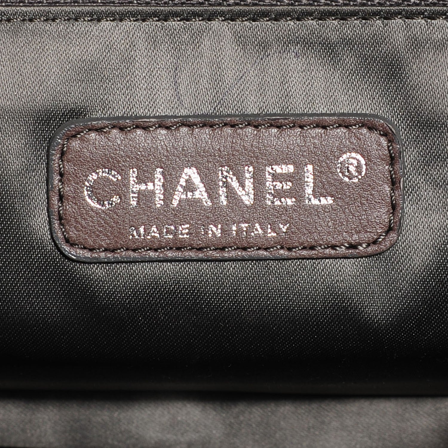 Chanel Vinyl Large Ice Cube Flap Silver 5 of 7