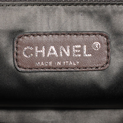Chanel Vinyl Large Ice Cube Flap Silver 5 of 7