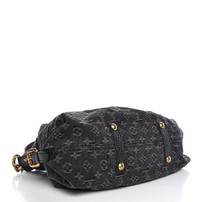 Louis Vuitton Denim Neo Cabby MM Black 4 of 9