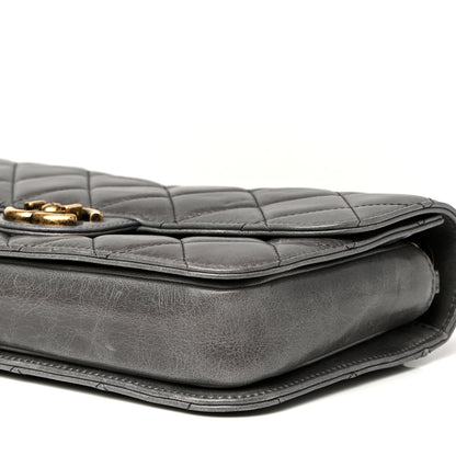 Chanel Glazed Calfskin Medium Perfect Edge Flap Grey 8 of 8