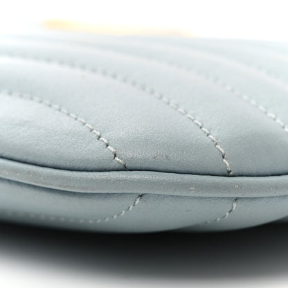 Louis Vuitton Calfskin New Wave Zipped Pochette Porcelain Blue 10 of 13