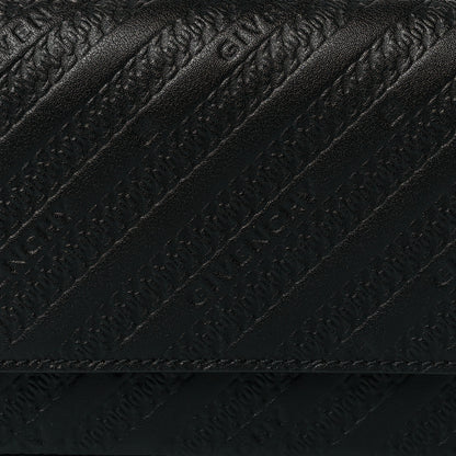 Givenchy Calfskin Embossed Logo Bond Chain Camera Bag Black 7 of 10